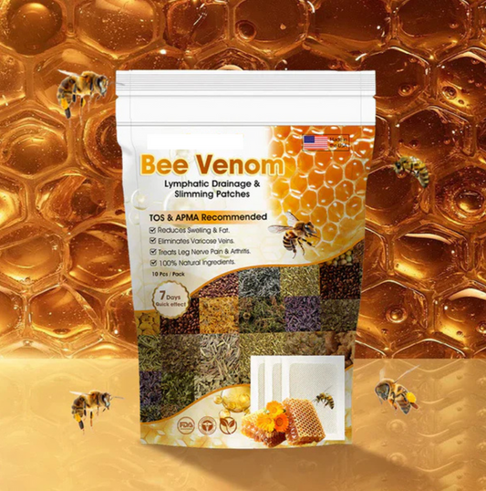 Bee Venom Lymphatic Drainage & Slimming Foot Patches (Set of 10 Patches